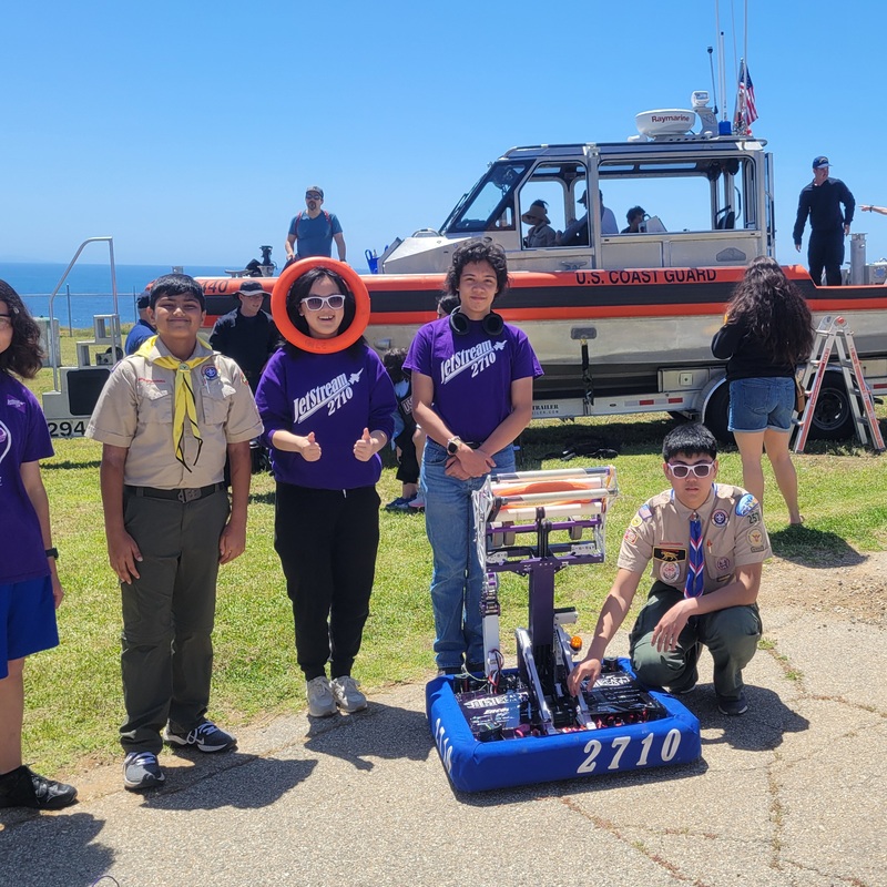 2024 Palos Verdes Whale of a Day event; together with Boy Scouts